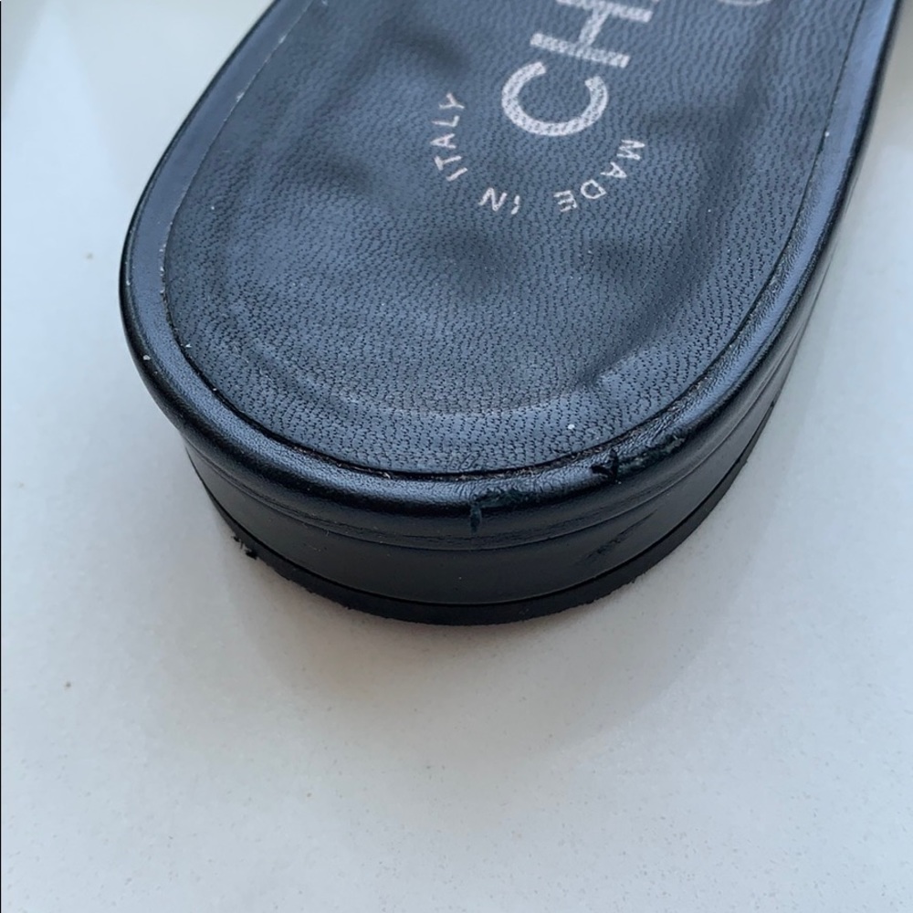 SOLD Chanel CC Sandals Sz 38C - Picture 6 of 13